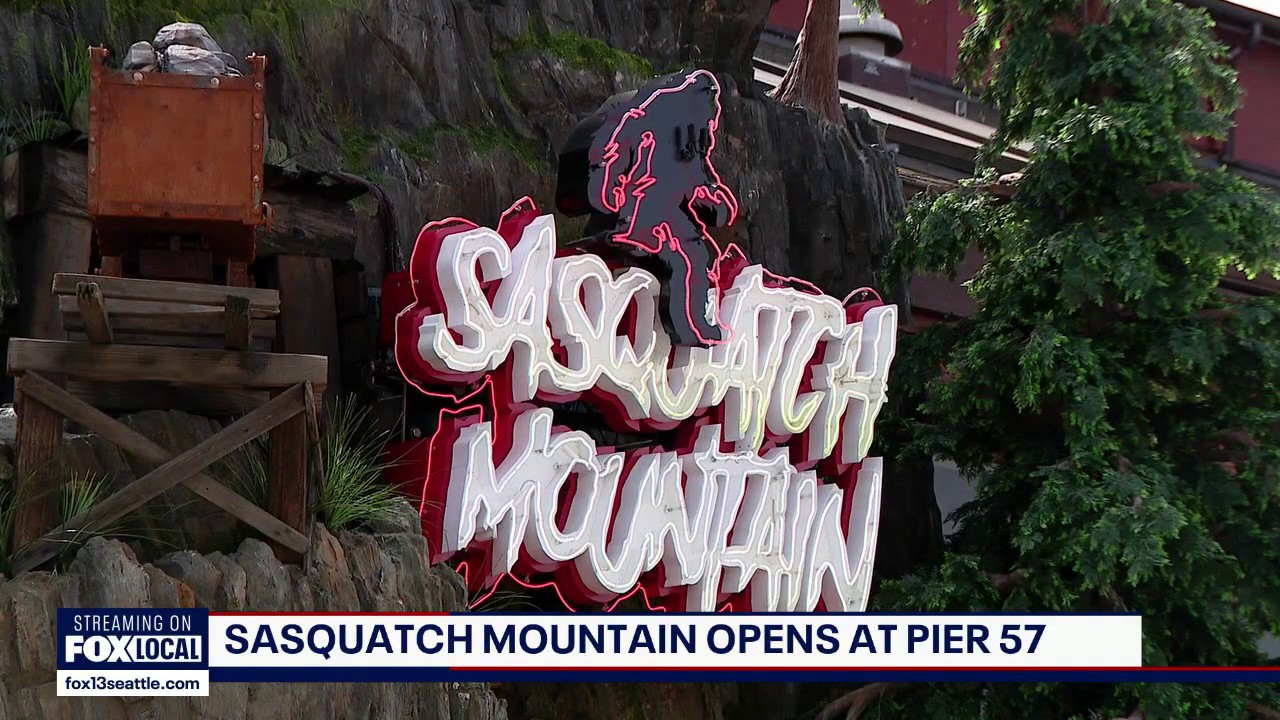 'Sasquatch Mountain' ride opens on Seattle's waterfront