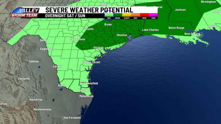Cold front bringing rain and thunderstorms to the valley this weekend