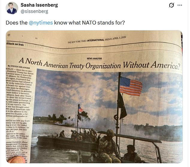 New York Times goes viral for embarrassing blunder in Iran war coverage