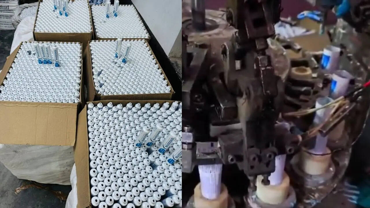 Filling unhygienic raw paste into tubes: Fake toothpaste racket busted ...