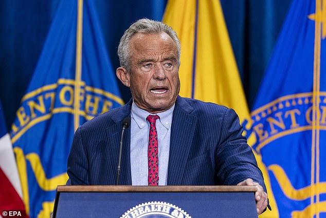 US Health and Human Services (HHS) Secretary Robert F Kennedy (pictured above) has expressed unfounded safety concerns about Covid vaccines