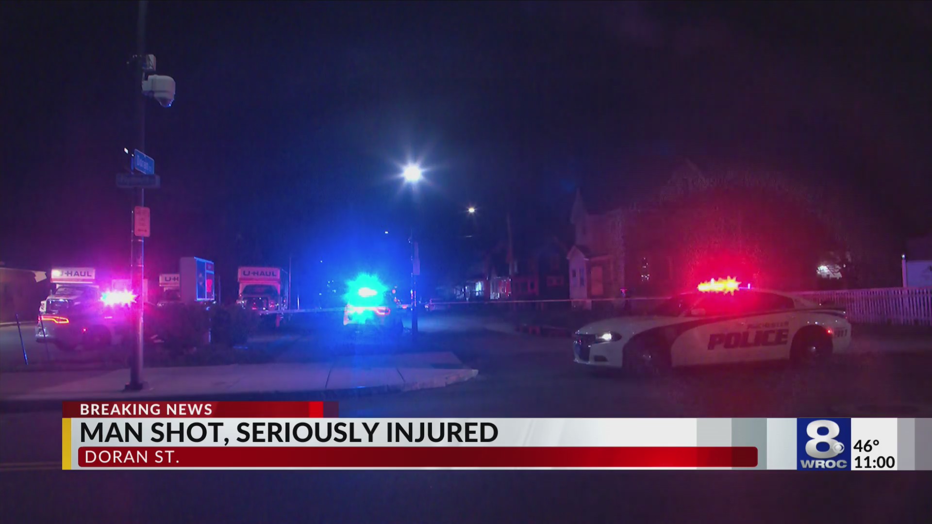 Man hospitalized with life-threatening injuries after Doran St. shooting