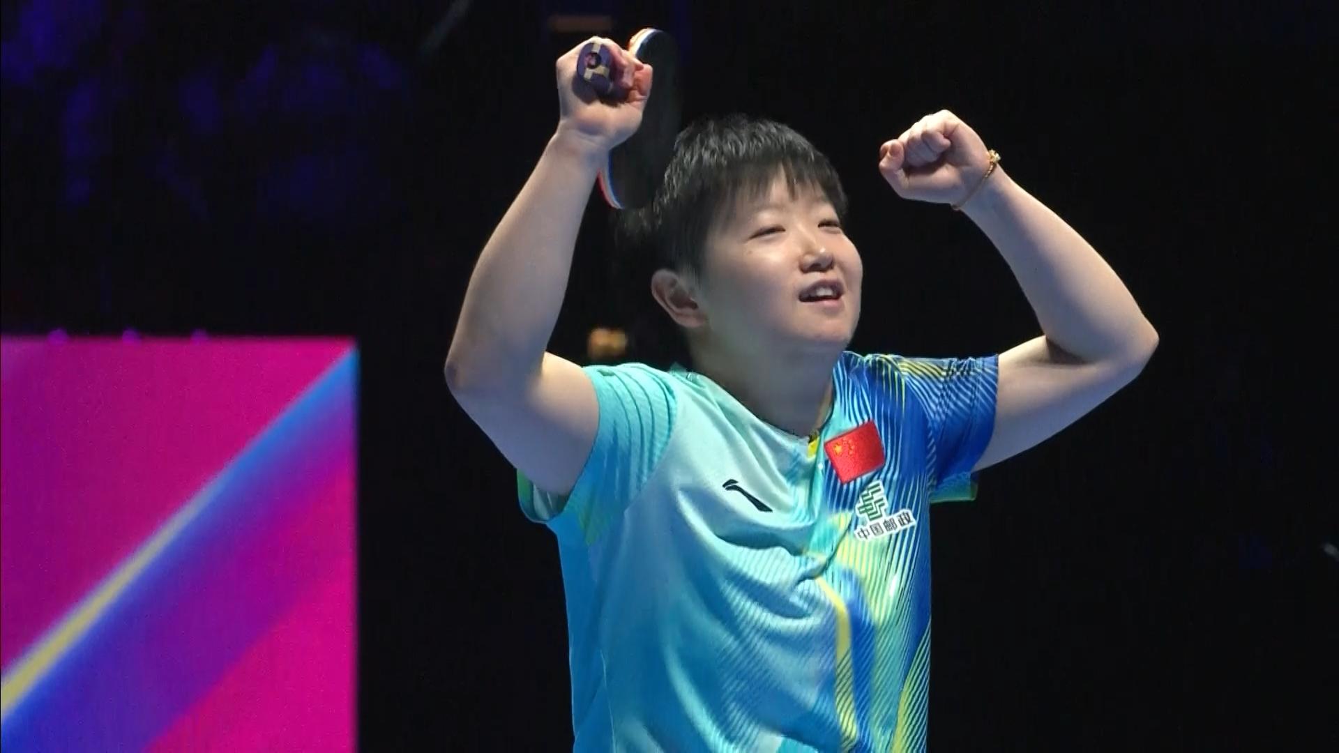 Defending champion Sun Yingsha survives huge scare against teenager ...