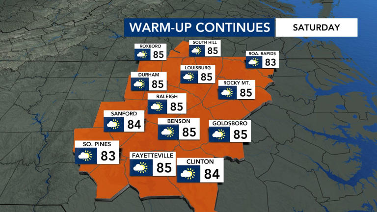 Warm and dry before Easter Sunday storms; WRAL Weather Alert Day issued