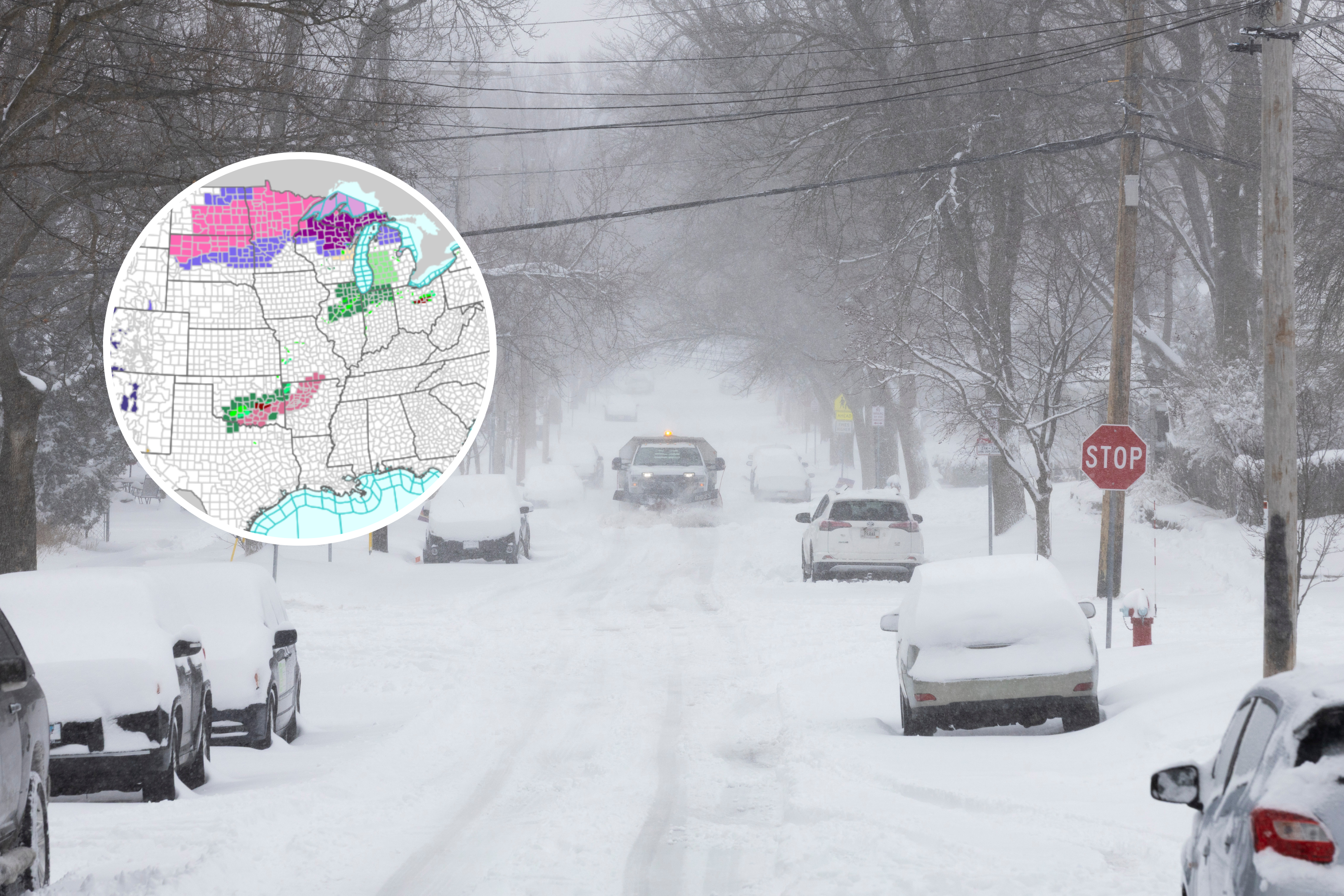 Heavy snow and ice warning as 12 inches to strike<br><br>