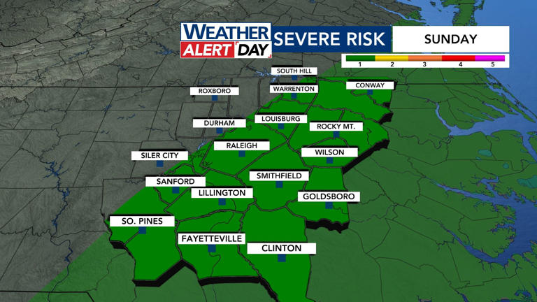 Warm and dry before Easter Sunday storms; WRAL Weather Alert Day issued