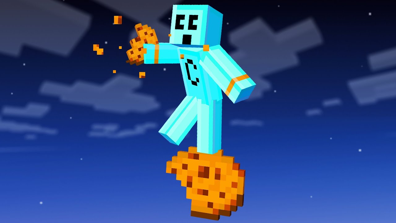 Staying alive with just one consumable block in Minecraft