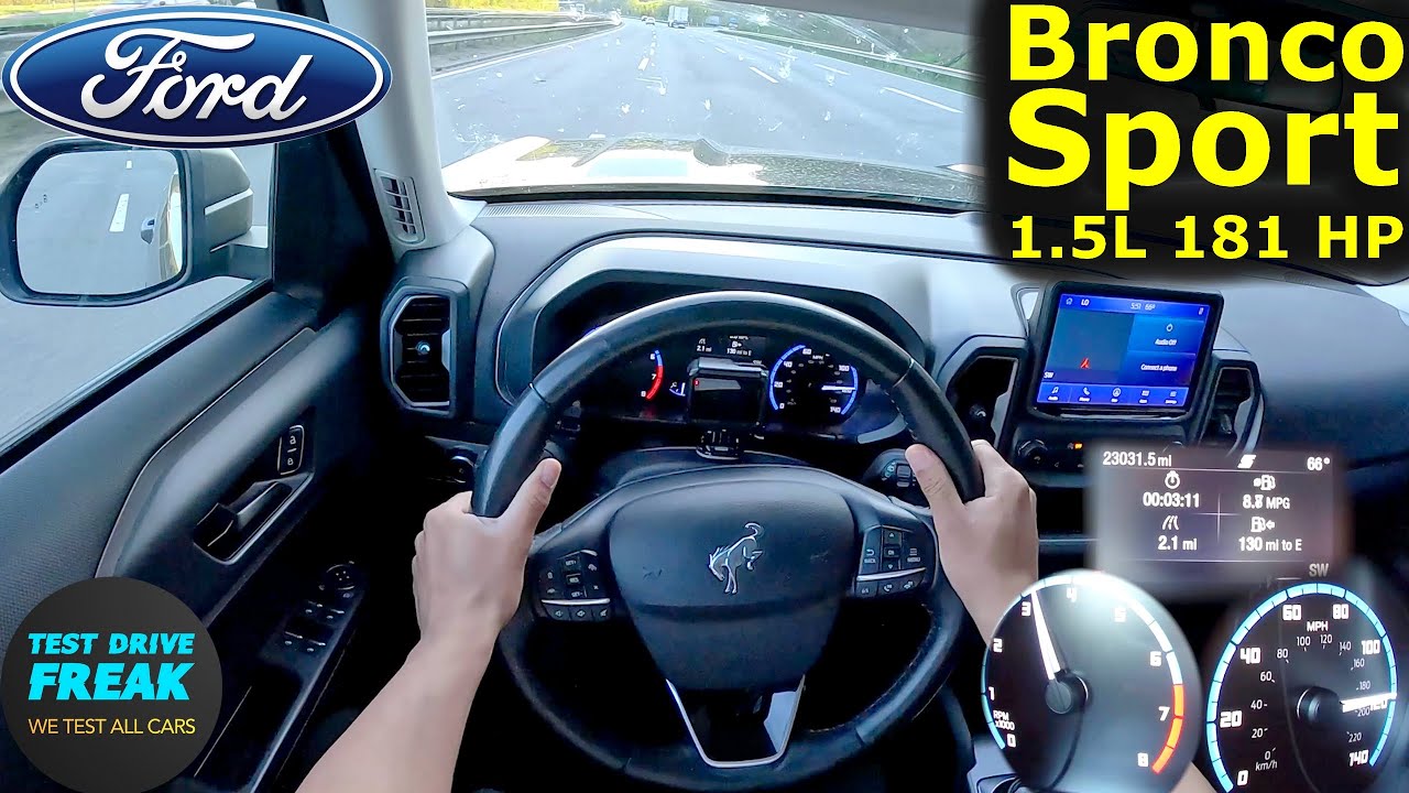 2022 Ford Bronco Sport 1.5 EcoBoost AWD 181 HP 🚀 top speed POV drive ...
