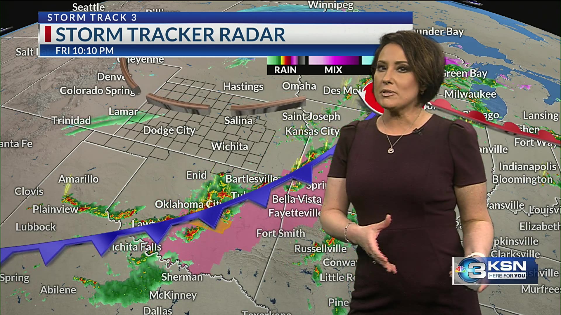 Friday overnight weather update