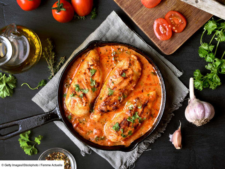 Poulet sauce chorizo : la recette simple à faire avec des aiguillettes