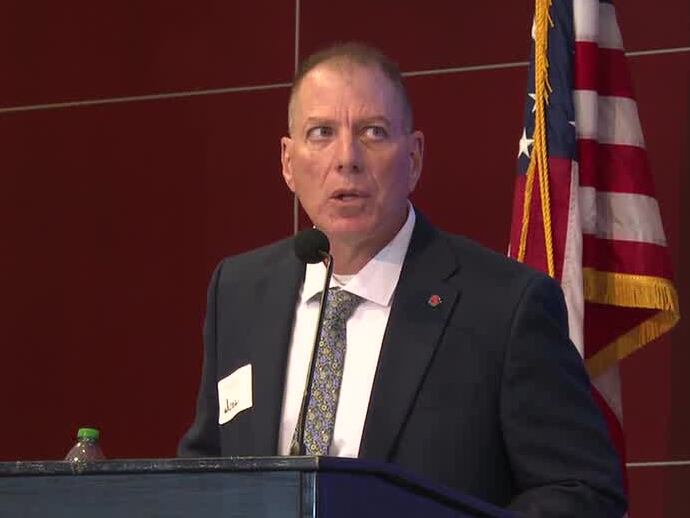 Bay County manager discusses priorities at First Friday