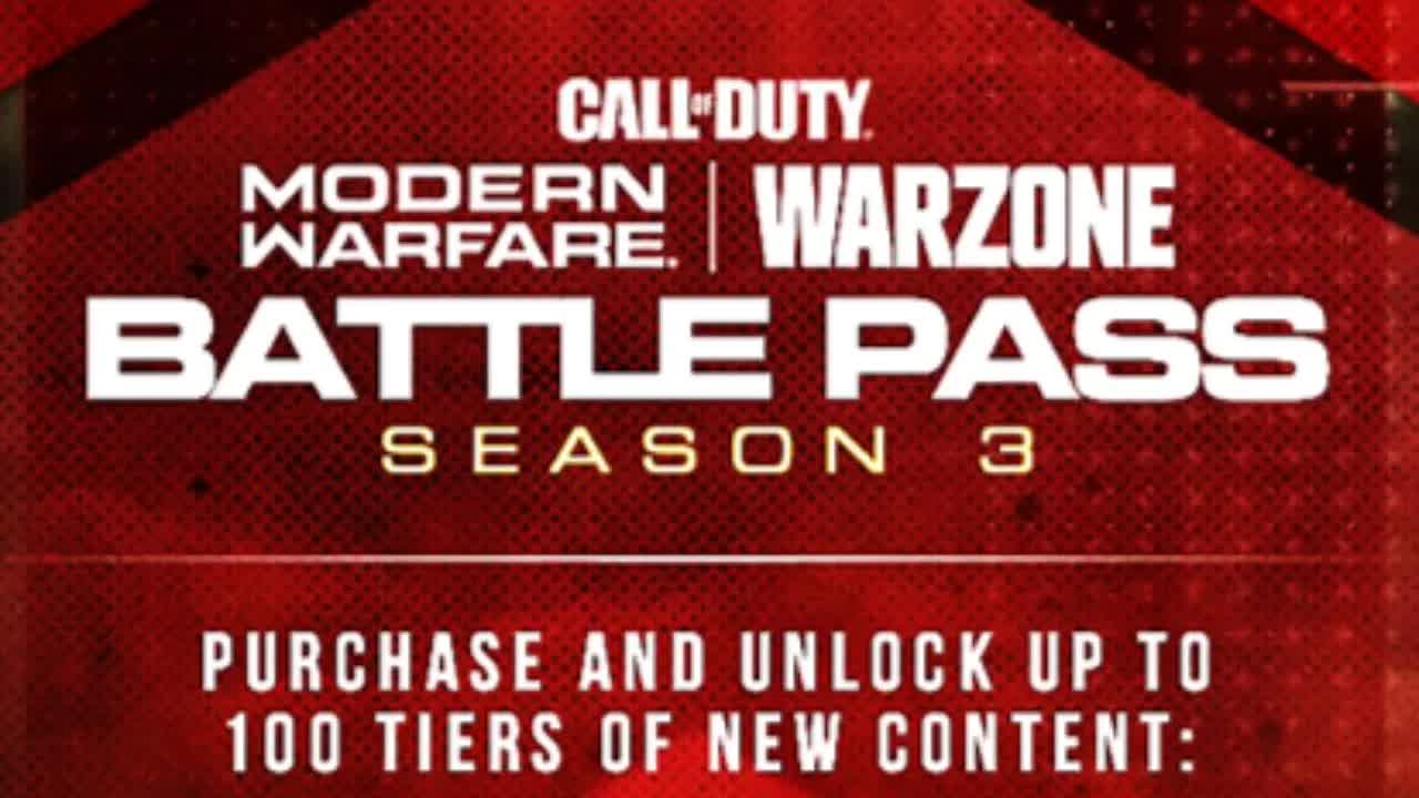 Modern Warfare season 3 battle pass showcase all 100 tiers (Modern ...
