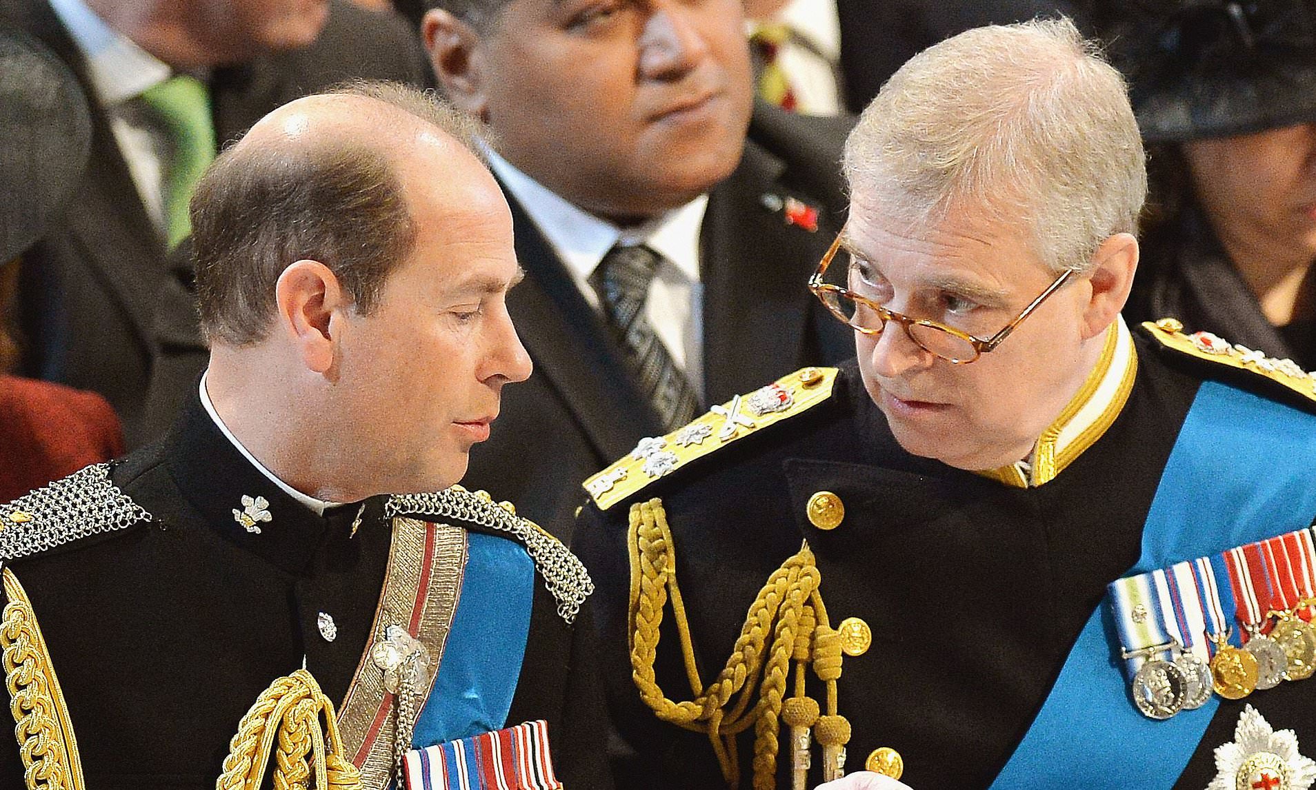 Prince Edward becomes first royal to visit Andrew after his exile to ...
