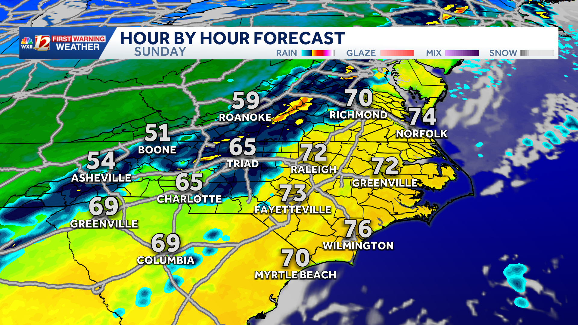 Cooler air arriving in North Carolina | Weather forecast for this week