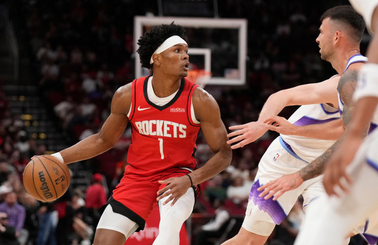 Rockets win their 5th straight, beating the Jazz 140-106 behind 25 ...