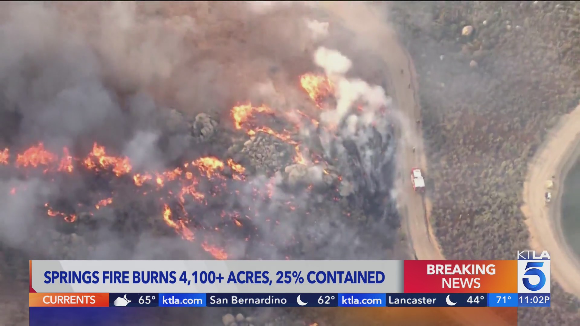 Springs Fire burns over 4,100 acres Moreno Valley, prompting evacuations<br><br>