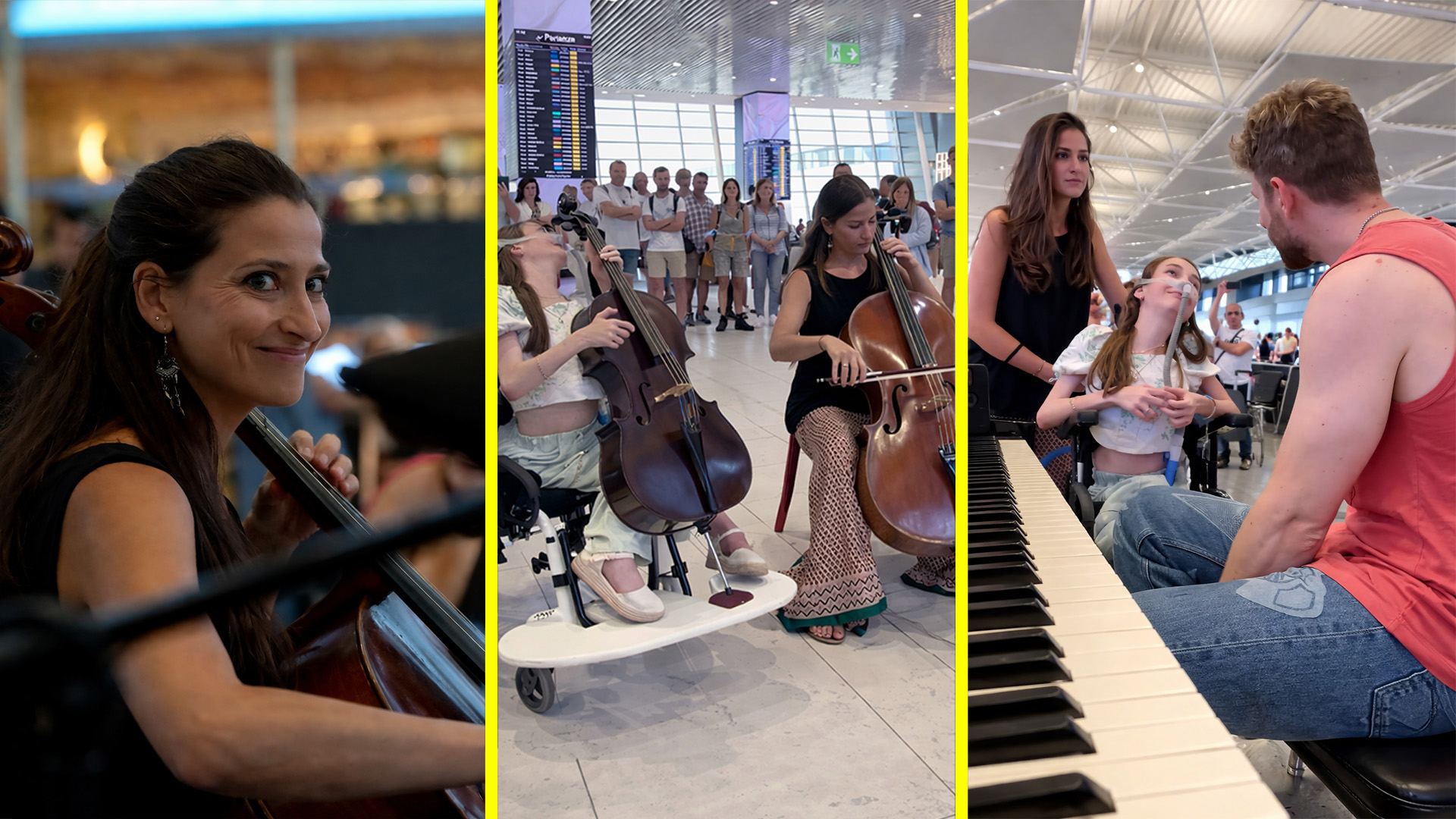 A simple moment turns into a piano cello duet