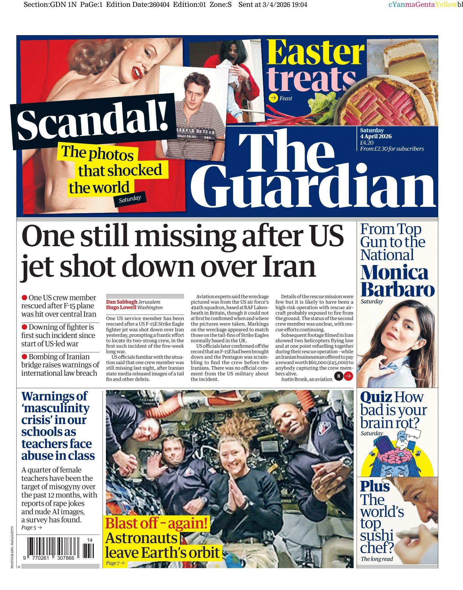 Scotland's papers: Sexism in schools and fitness app shows military ...