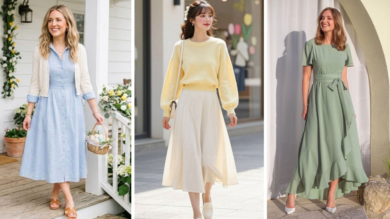 Spring-ready looks: Graceful dress to attend church service, enjoy Easter  hunt and brunch