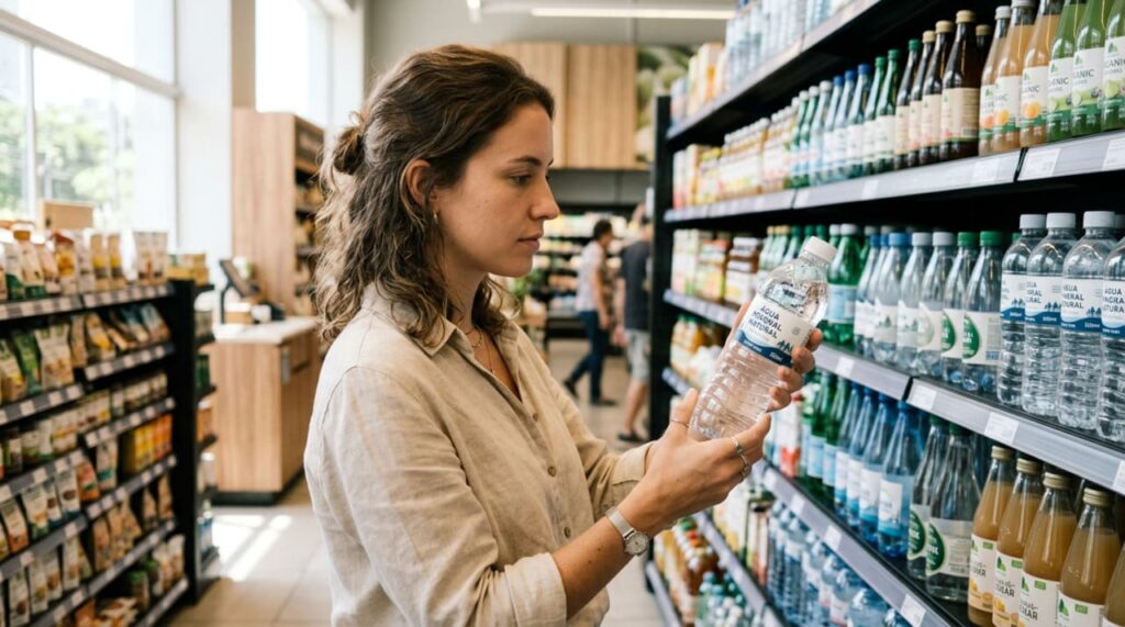 Algumas águas minerais contêm sódio, que pode elevar a pressão arterial.