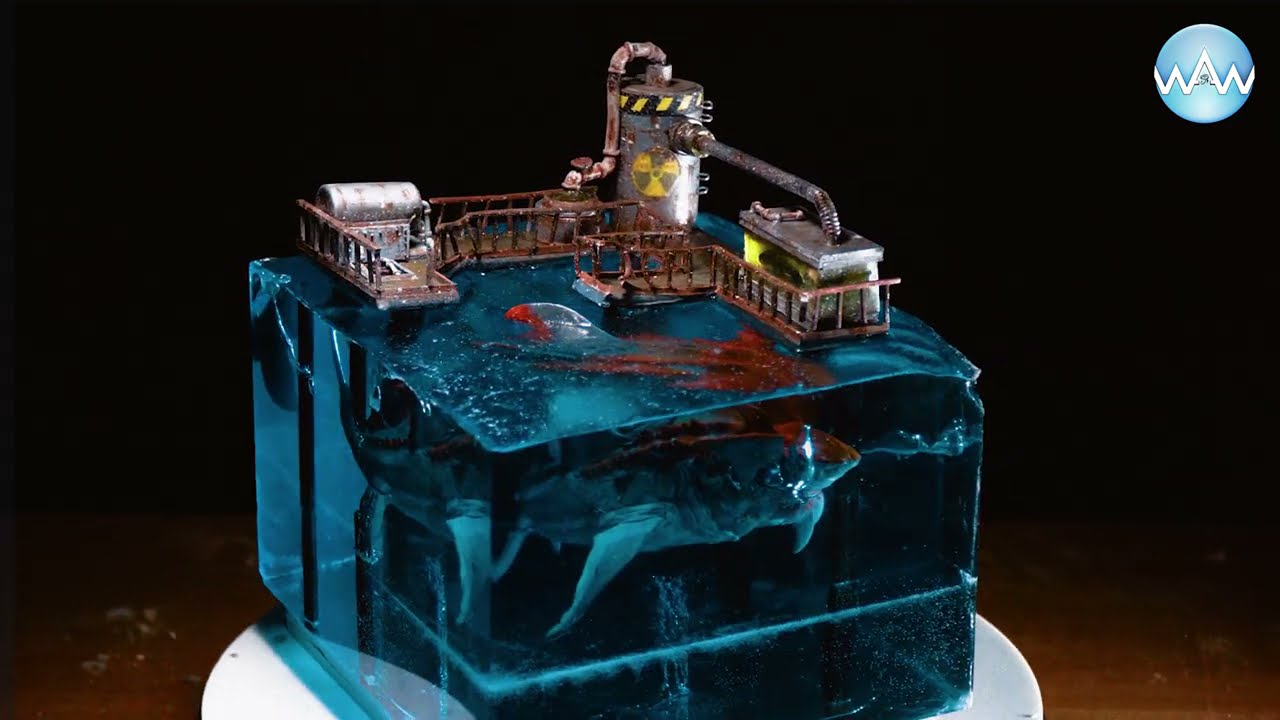 Building a toxic industrial diorama with a lurking monster | Glowing ...