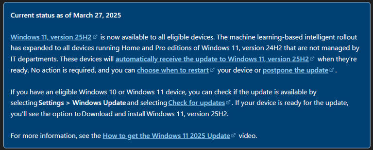 Microsoft to force updates to Windows 11 25H2 for PCs with older OS ...