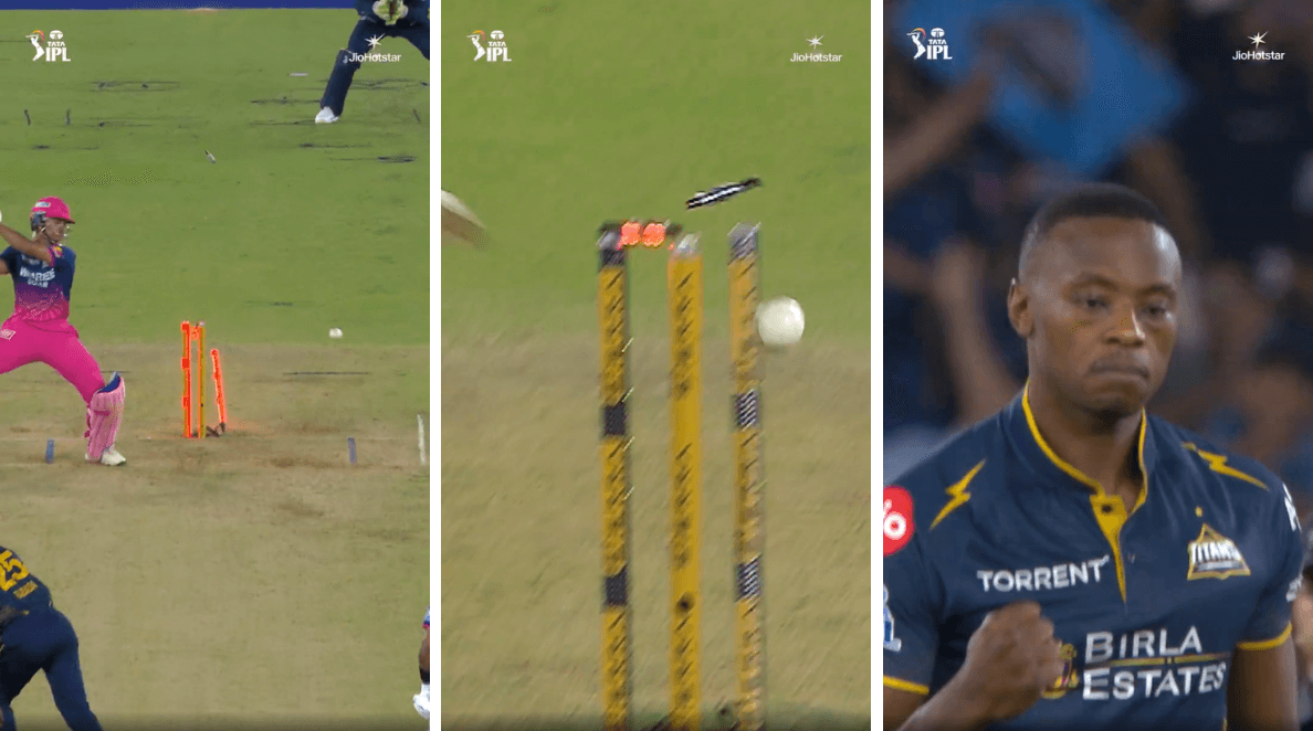 RR vs Gt: Watch Kagiso Rabada dismantles Yashaswi Jaswal's wickets