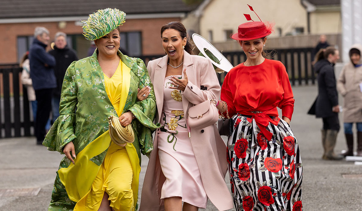 Hold onto your hats! Ladies brave Storm Dave for a glam day at ...