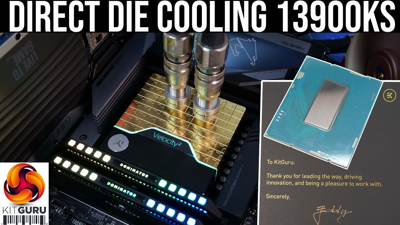 EK direct die cooling: 13900KS gains are big
