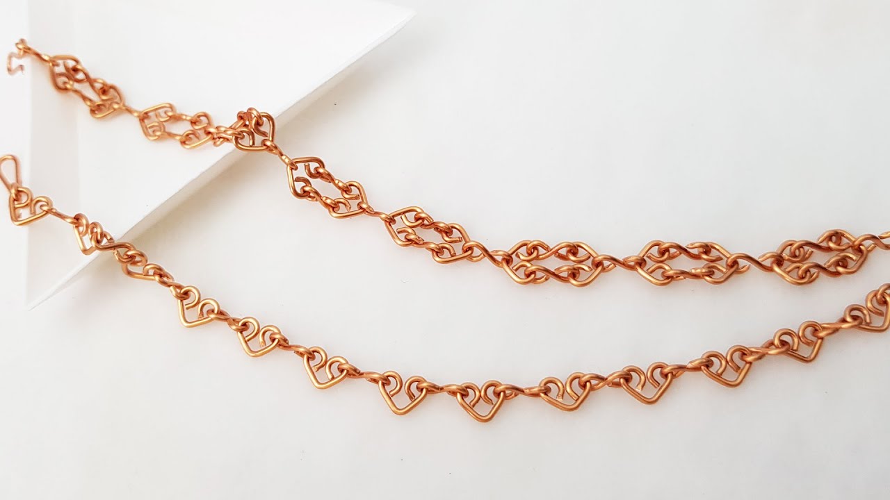 Small heart chains can be used as bracelets, anklet or necklaces ...
