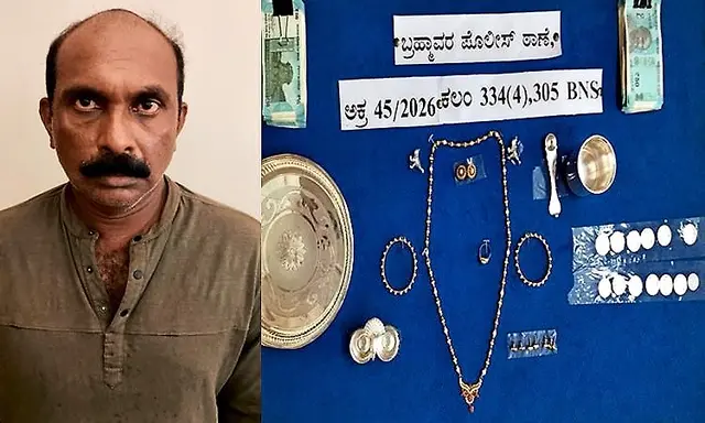 Thief arrested in Barkur, gold worth Rs 14 lakh recovered