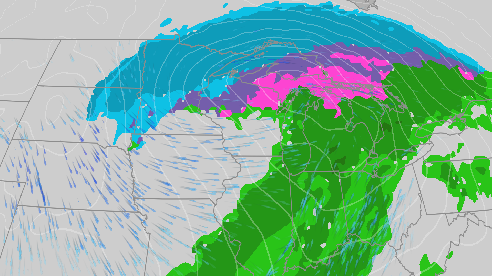 April winter storm brings rain, snow, ice to northern US