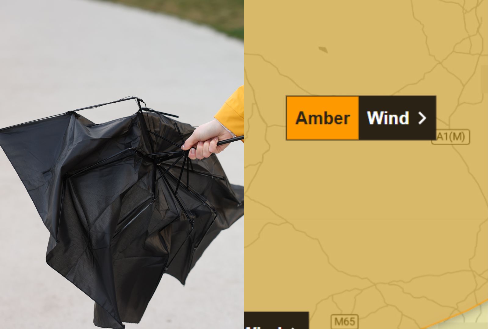 Met Office issues new amber weather warning for parts of Yorkshire as ...