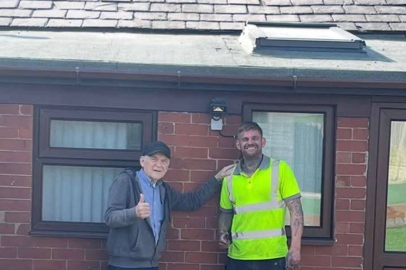 Roofer's incredible act of kindness after Oldham pensioner fell victim ...