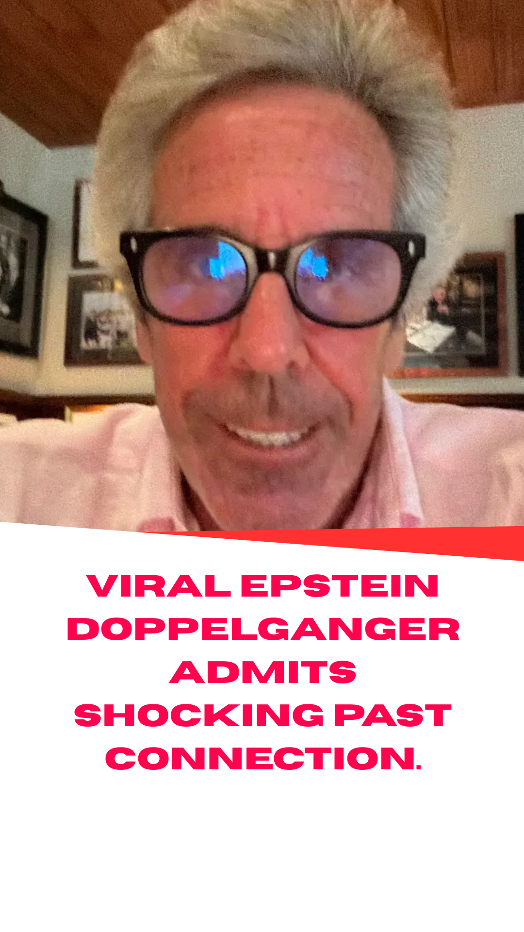 Viral Epstein doppelganger admits shocking past connection