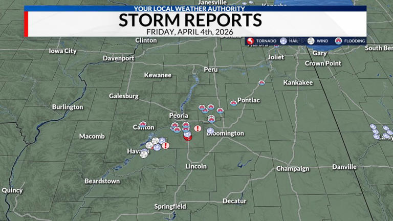 Severe storms bring hail, flooding and at least one tornado to central ...