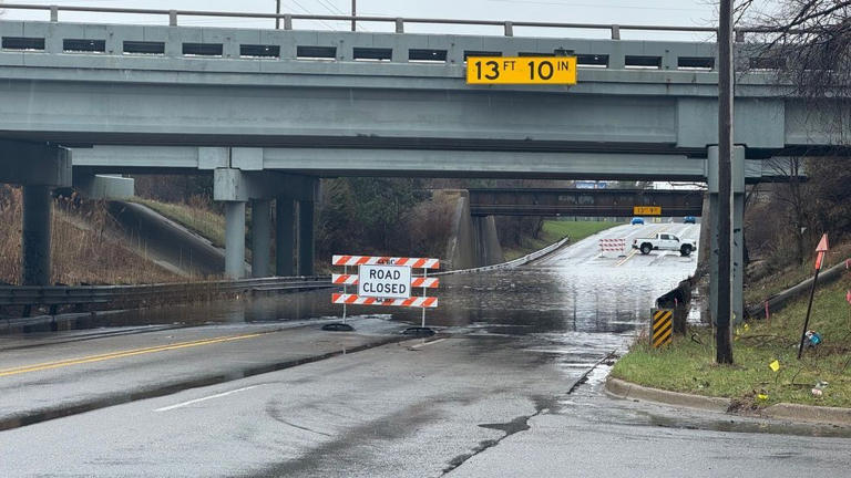 Multiple roads closed, flood warnings and watches issued across Mid ...