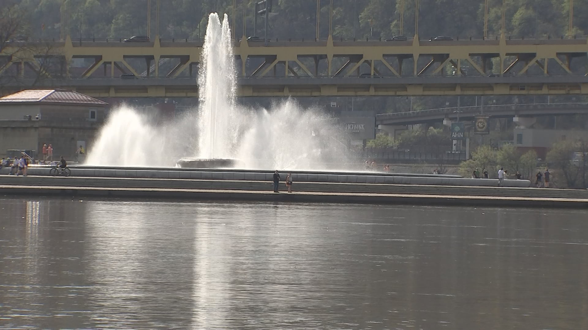 Iconic Point State Park fountain turns on weeks before NFL draft