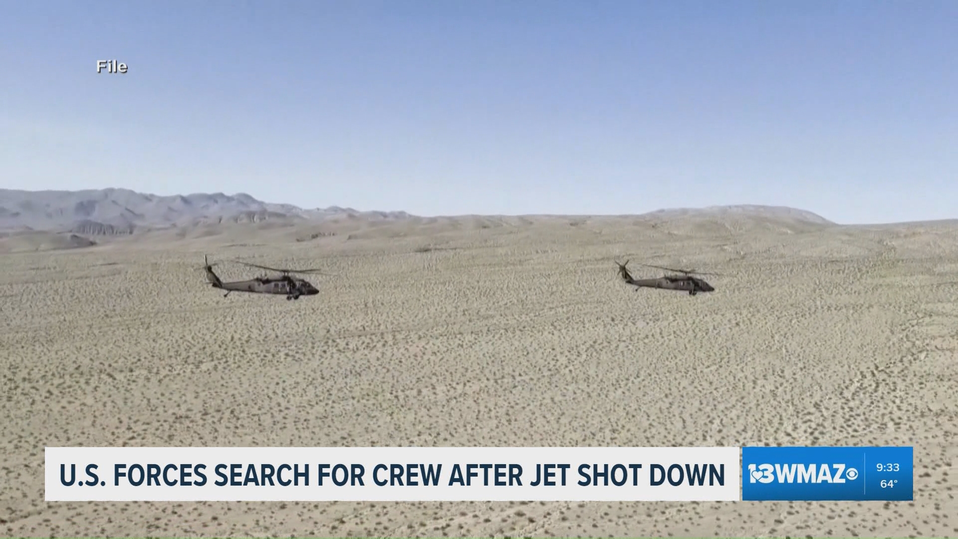 Race to find missing crew after Iran shot down US fighter jet continues ...