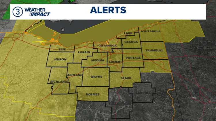Severe thunderstorm watch issued for nearly all of Cleveland area ...