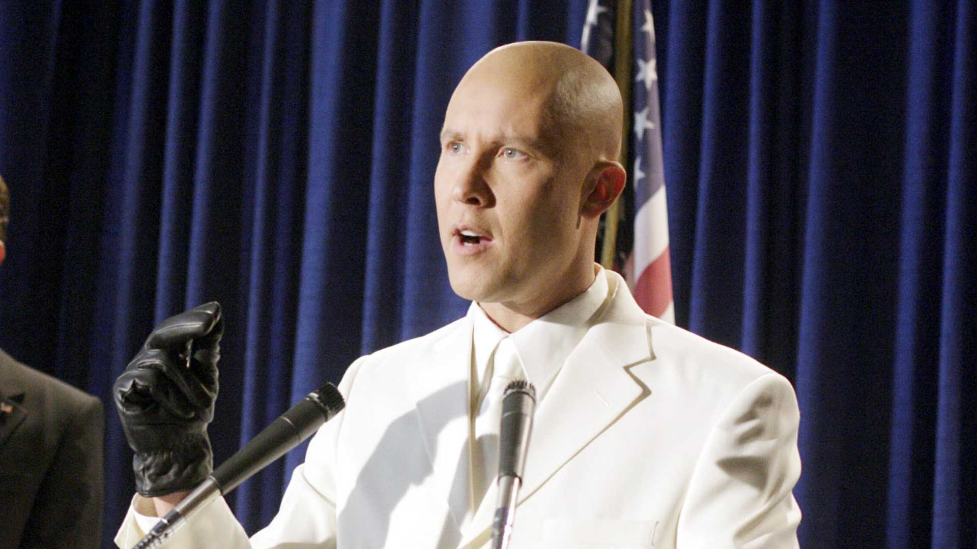 Michael Rosenbaum as President Lex Luthor from Smallville