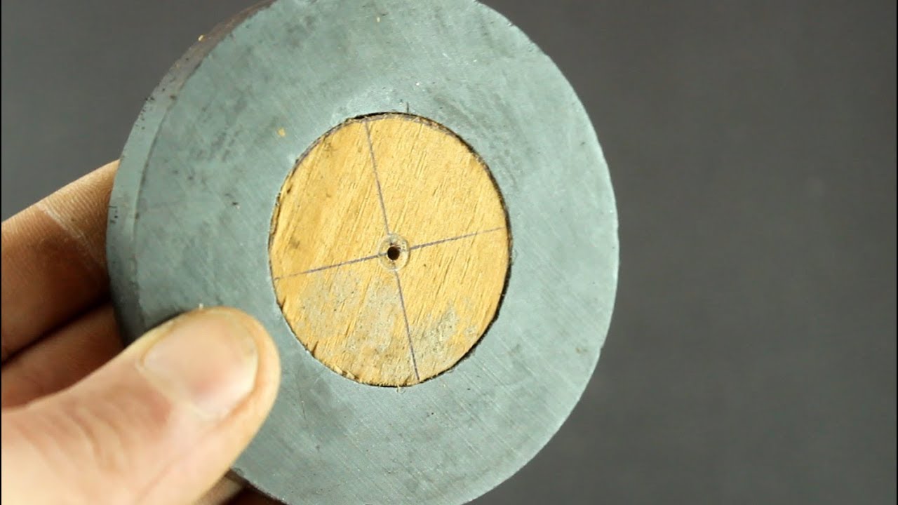 Free energy generator wheel self running using DC motor