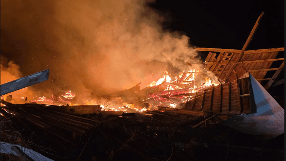 Genesee County barn destroyed in fire