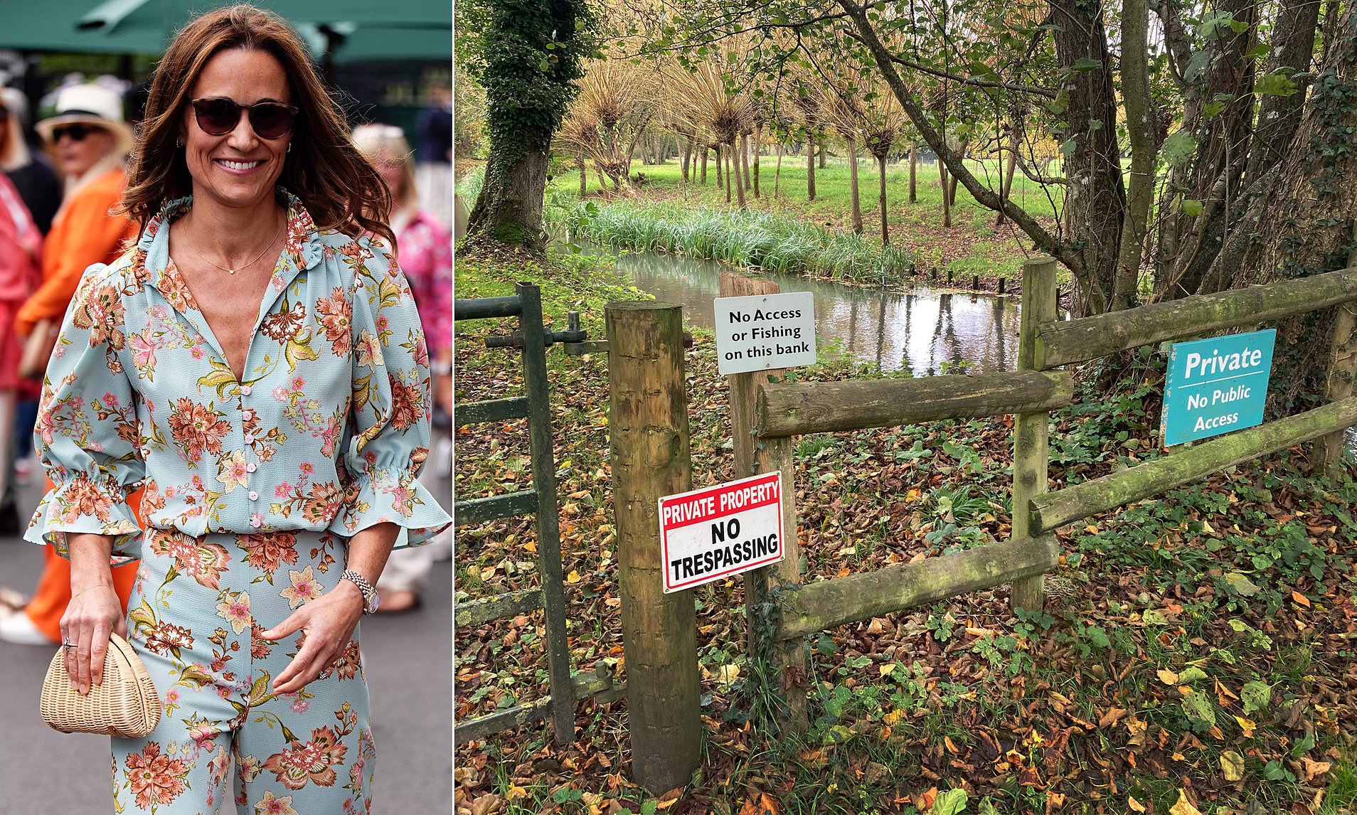 Pippa Middleton ready for a rumble with ramblers after shutting footpath at her £15m mansion