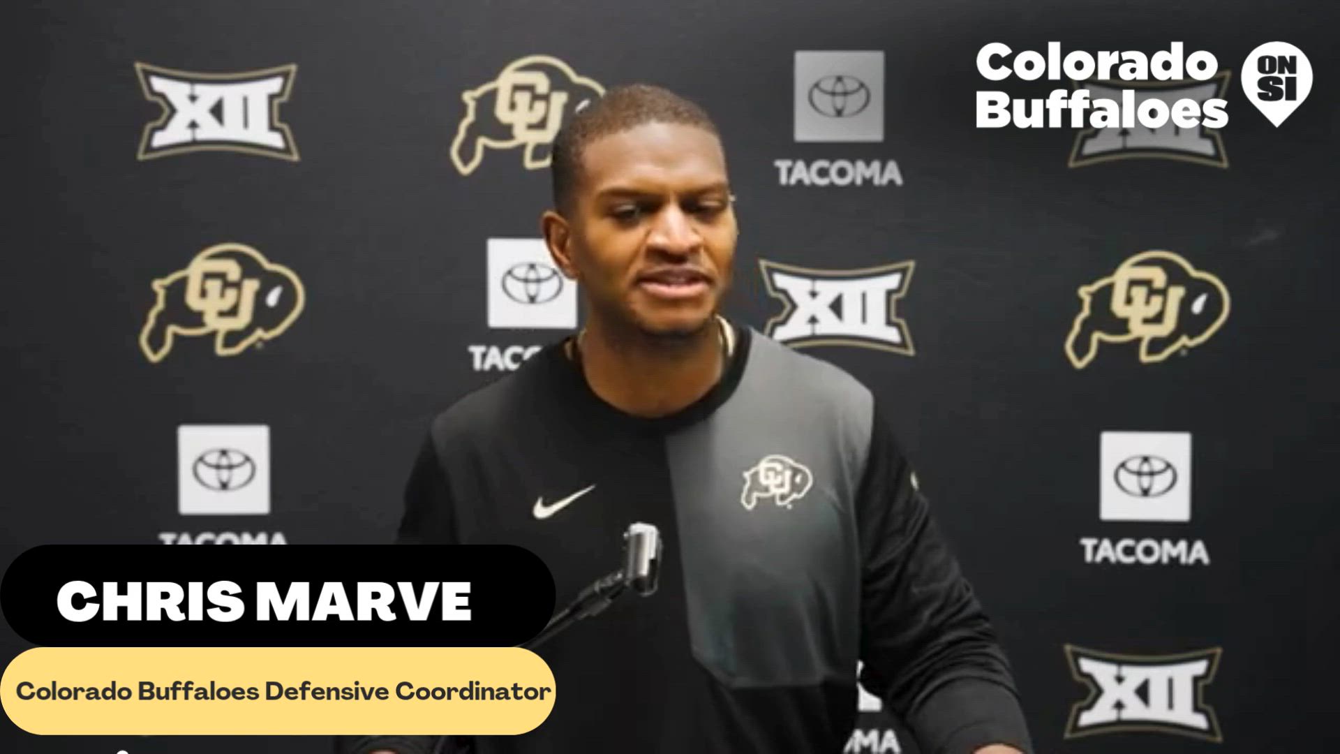 Colorado Buffaloes discuss defensive coordinator Chris Marve's position