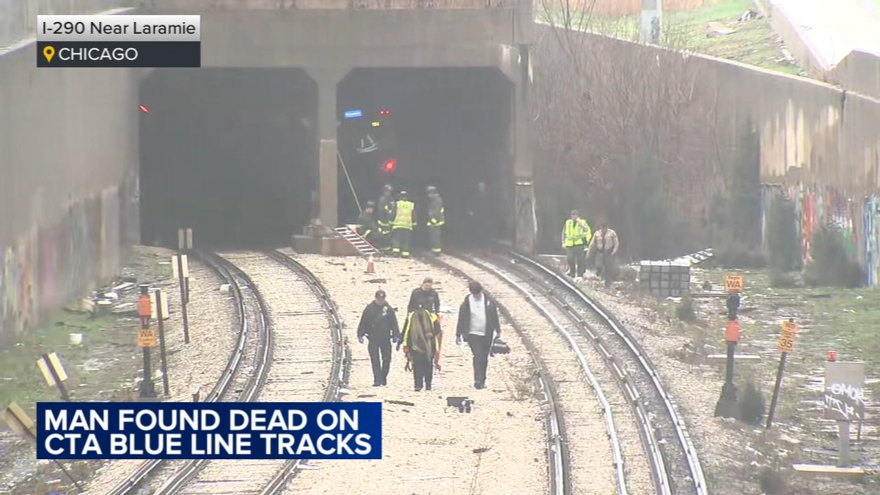 Large Chicago police response as man found dead on CTA Blue Line tracks ...
