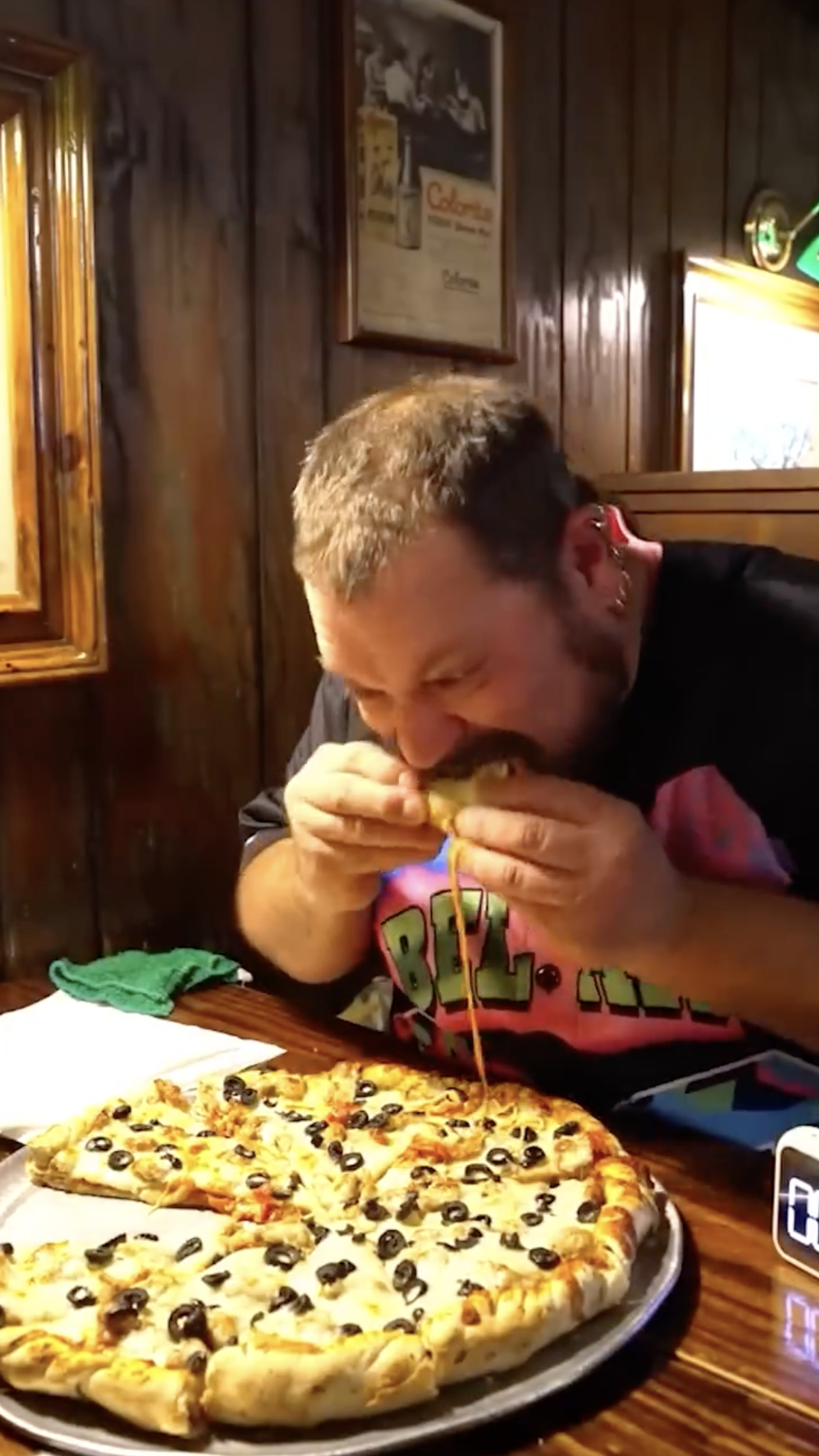 Double decker pizza challenge got out of control fast