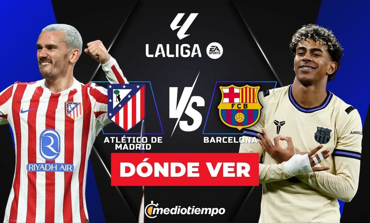 Atlético de Madrid vs Barcelona en vivo. Partido de LaLiga hoy online 2026