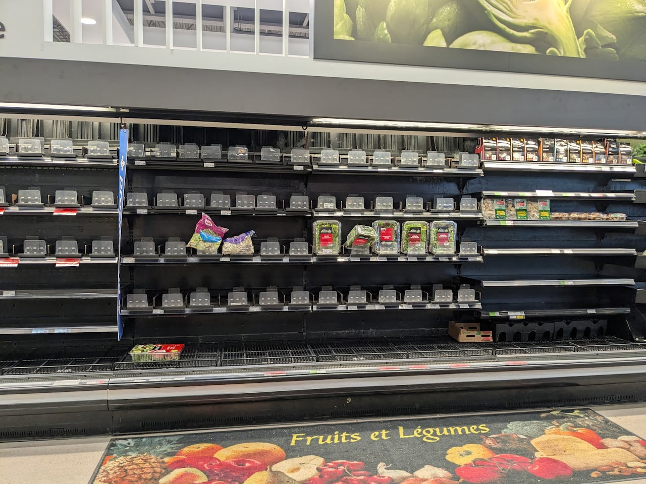 Some produce shelves sit empty as Metro grocery store distribution ...