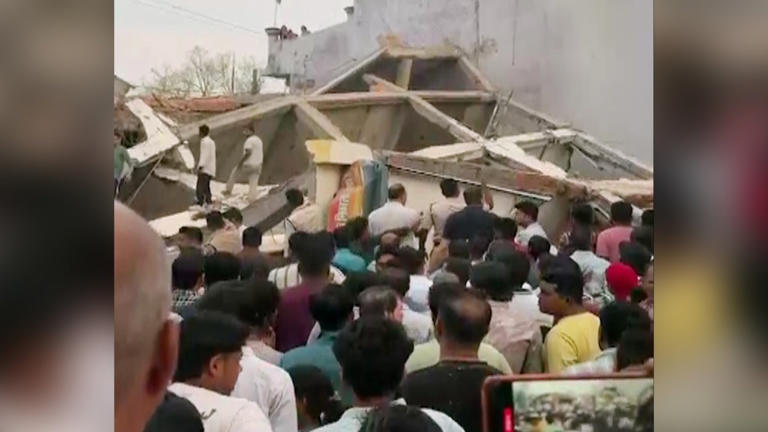 One dead, several trapped after four-storey hotel collapses in Madhya ...